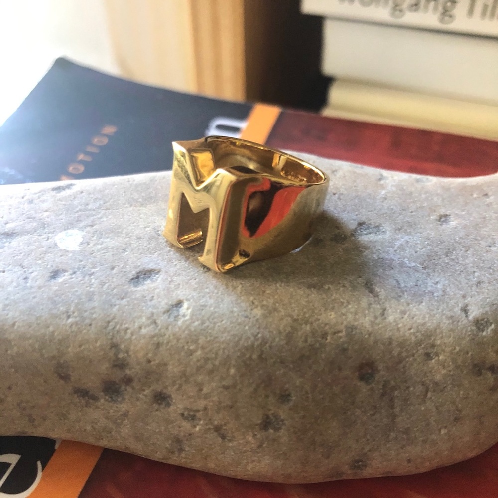 Chloe Alphabet Ring - M